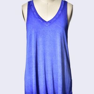 Blue Racerback Tank